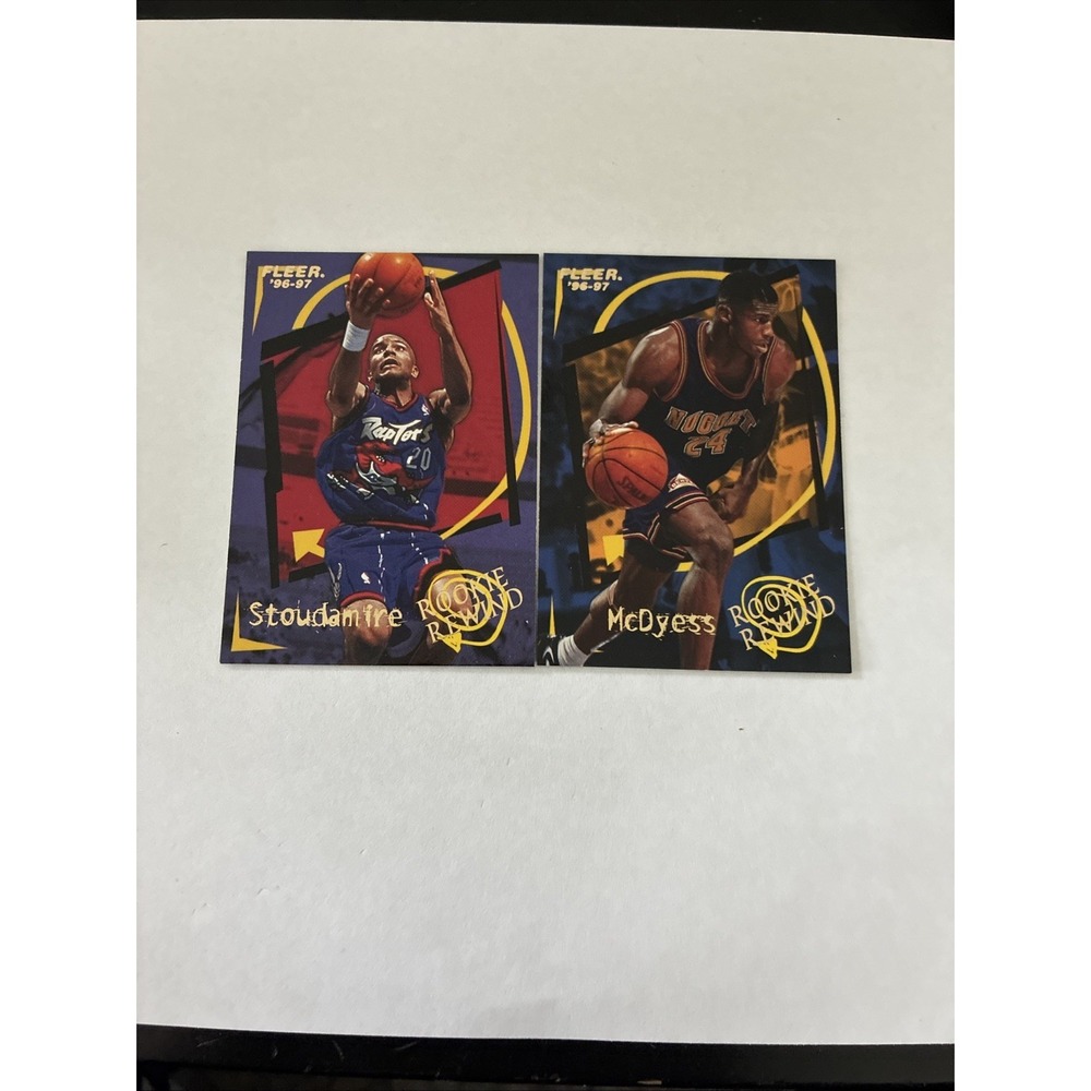 1996-97 Fleer - Rookie Rewind‎ Damon Stoudamire #10 And Antonio Madurese # 5